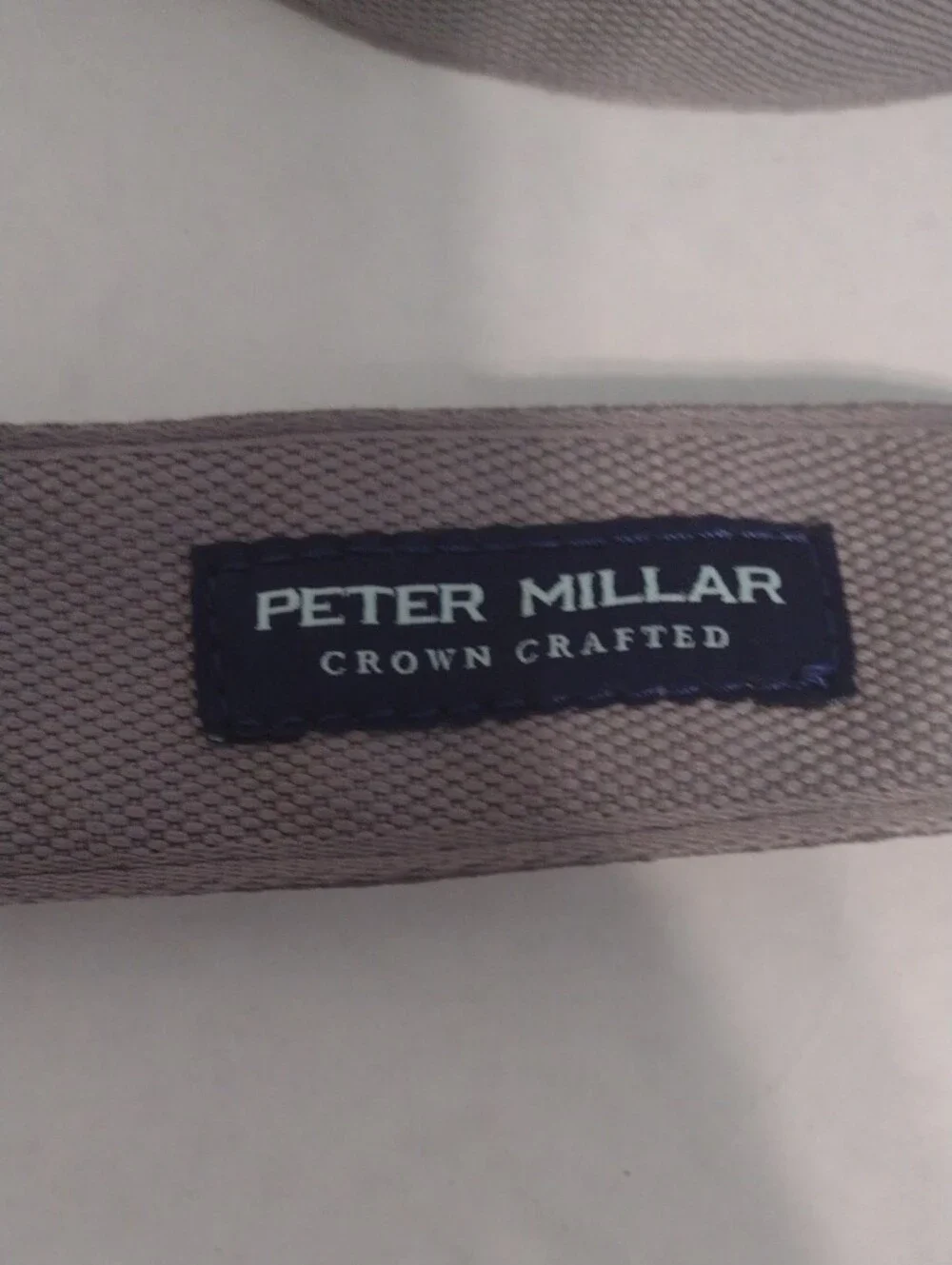 Peter Millar Light Gray Loop Belt (J1135)